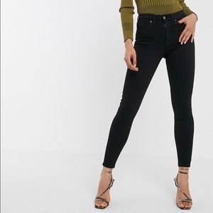 Black Topshop Jamie Skinny Jeans